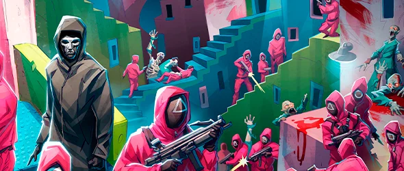 Arte de la expansión Zombicide: Squid Game