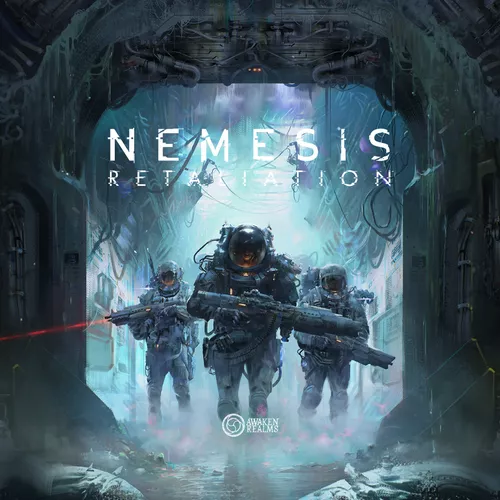 Juegos de mesa Nemesis, portada de Nemesis represalia el tercer jeugo base de la saga